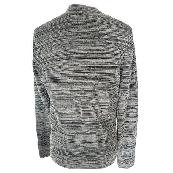 Eileen Fisher Size XXS TP Organic Cotton Blend Gray Ribbed Open Cardigan - Picture 2 of 7